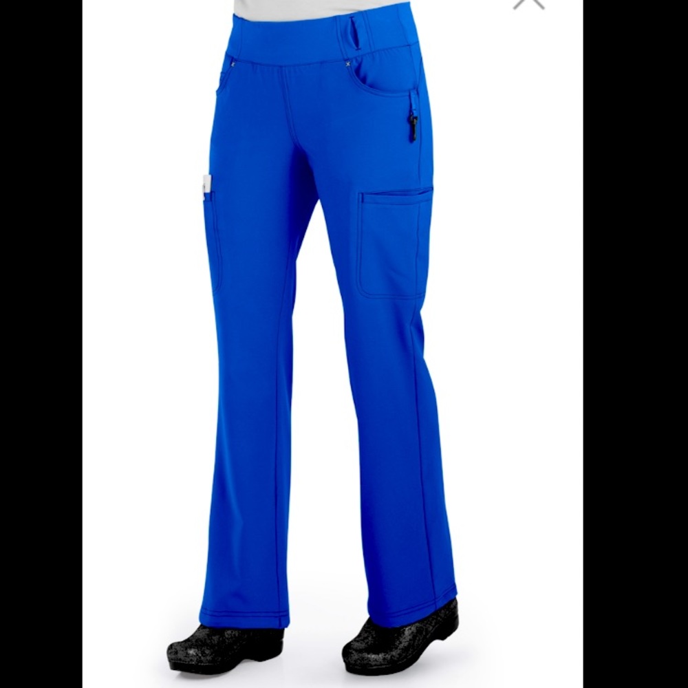 RoyalBlue Cherokee iflex 6pocket knit waist scrubs